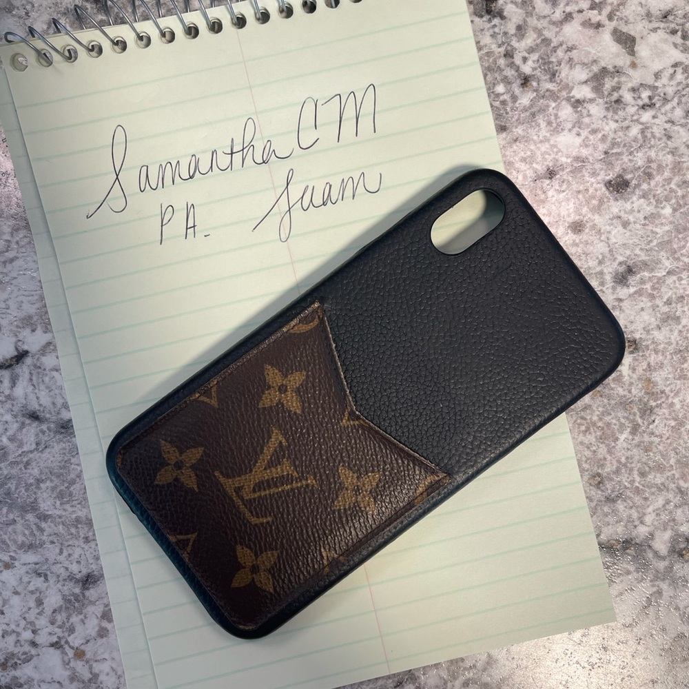💯 authentic Louis Vuitton XS Max phone card case